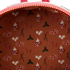 LOUNGEFLY Disney Hot Cocoa Double Strap Shoulder Bag and Ear Headband Set