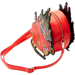 LOUNGEFLY Dr. Seuss' How the Grinch Stole Christmas! Sleigh Crossbody Bag