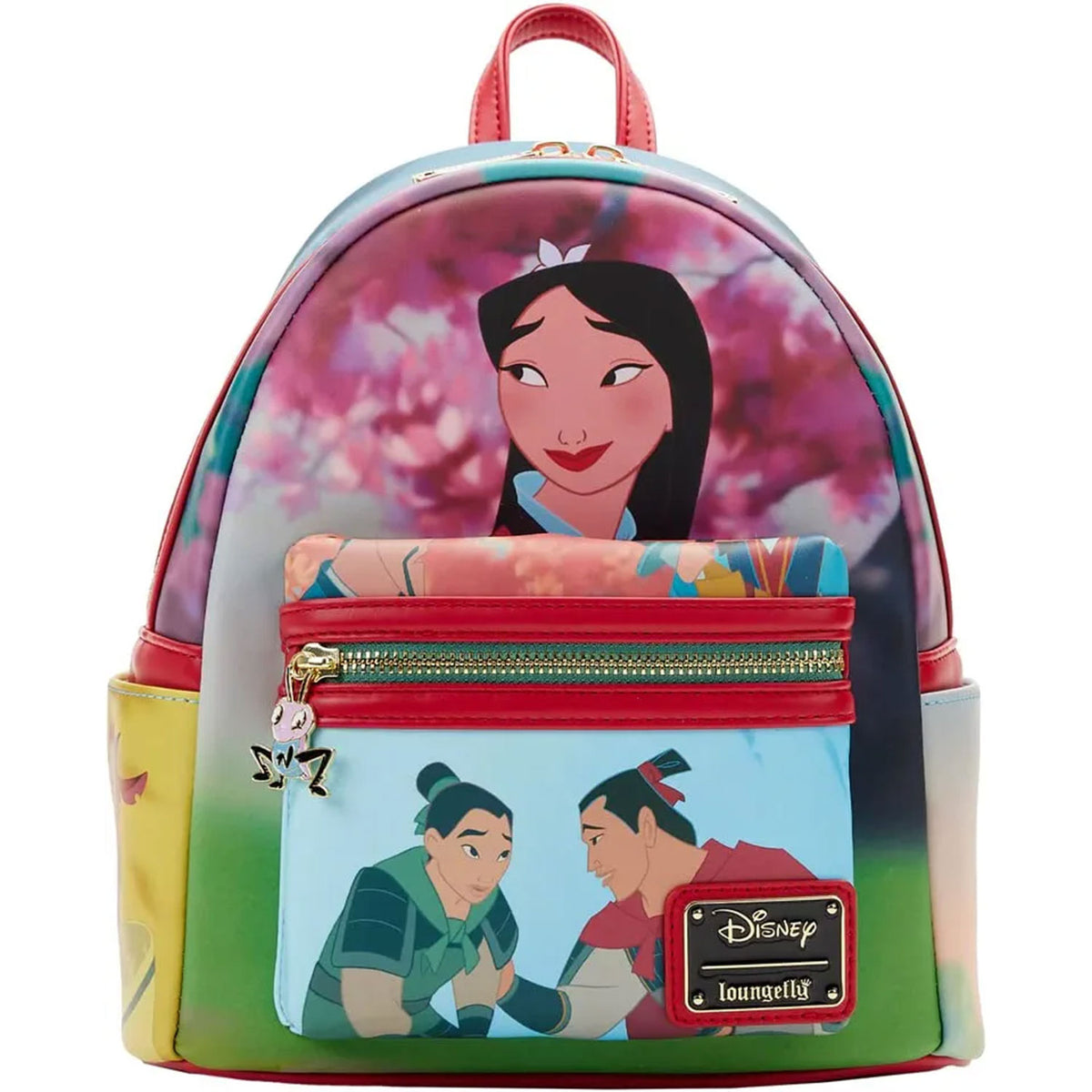 LOUNGEFLY Disney Mulan Princess Scene Double Strap Shoulder Bag
