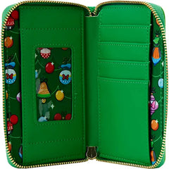 LOUNGEFLY Disney Chip and Dale Ornaments Ziparound Wallet