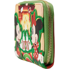 LOUNGEFLY Disney Mickey & Minnie Hot Cocoa Fireplace Wallet