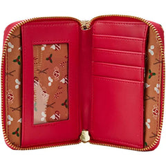 LOUNGEFLY Disney Hot Cocoa Mugs AOP Zip Wallet