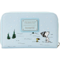 LOUNGEFLY Peanuts Charlie Brown Ice Skating Zip Around Wallet