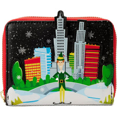 LOUNGEFLY Elf Buddy in Manhattan Zip Around Wallet