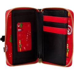 LOUNGEFLY Elf Buddy in Manhattan Zip Around Wallet