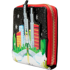 LOUNGEFLY Elf Buddy in Manhattan Zip Around Wallet