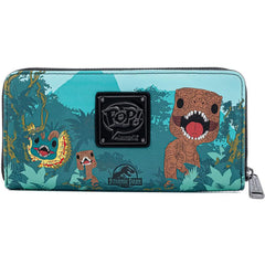 LOUNGEFLY Pop! Jurassic Park Gates Zip Wallet