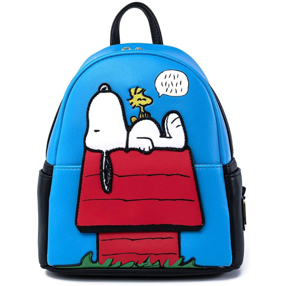LOUNGEFLY Peanuts Snoopy Doghouse Faux Leather Womens Mini Backpack Purse