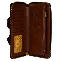 LOUNGEFLY Disney Villains Scene Gaston Ziparound Wallet