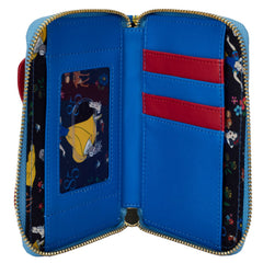 LOUNGEFLY DISNEY SNOW WHITE COSPLAY BOW ZIP AROUND WALLET