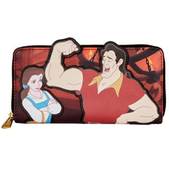 LOUNGEFLY Disney Villains Scene Gaston Ziparound Wallet