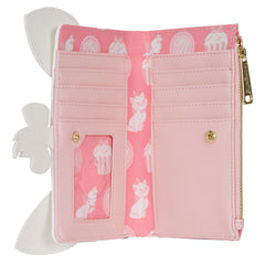 LOUNGEFLY DISNEY MARIE SWEETS FLAP WALLET