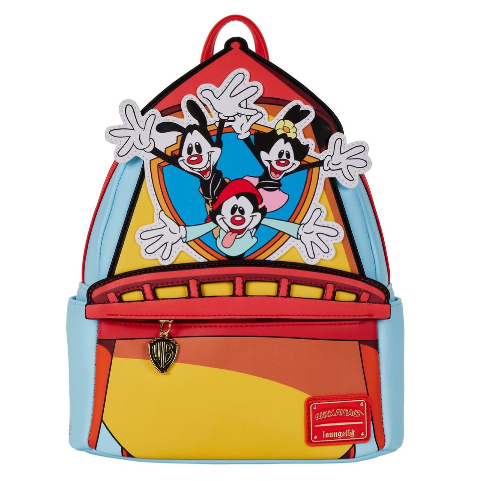 LOUNGEFLY Animaniacs Tower Womens Double Strap Shoulder Bag Purse