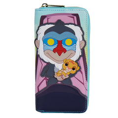 LOUNGEFLY Pride Rock Zip-Around Wallet The Lion King One Size