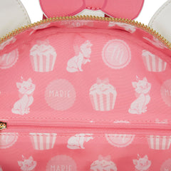 LOUNGEFLY Disney Marie Sweets Cupcake Shape Women's Double Strap Shoulder Bag Purse