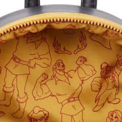LOUNGEFLY DISNEY VILLAINS SCENE GASTON MINI BACKPACK
