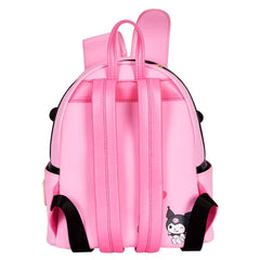 LOUNGEFLY Sanrio Hello Kitty My Melody Kuromi Double Pocket Adult Women's Double Strap Shoulder Bag Purse