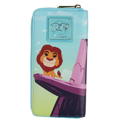 LOUNGEFLY Pride Rock Zip-Around Wallet The Lion King One Size